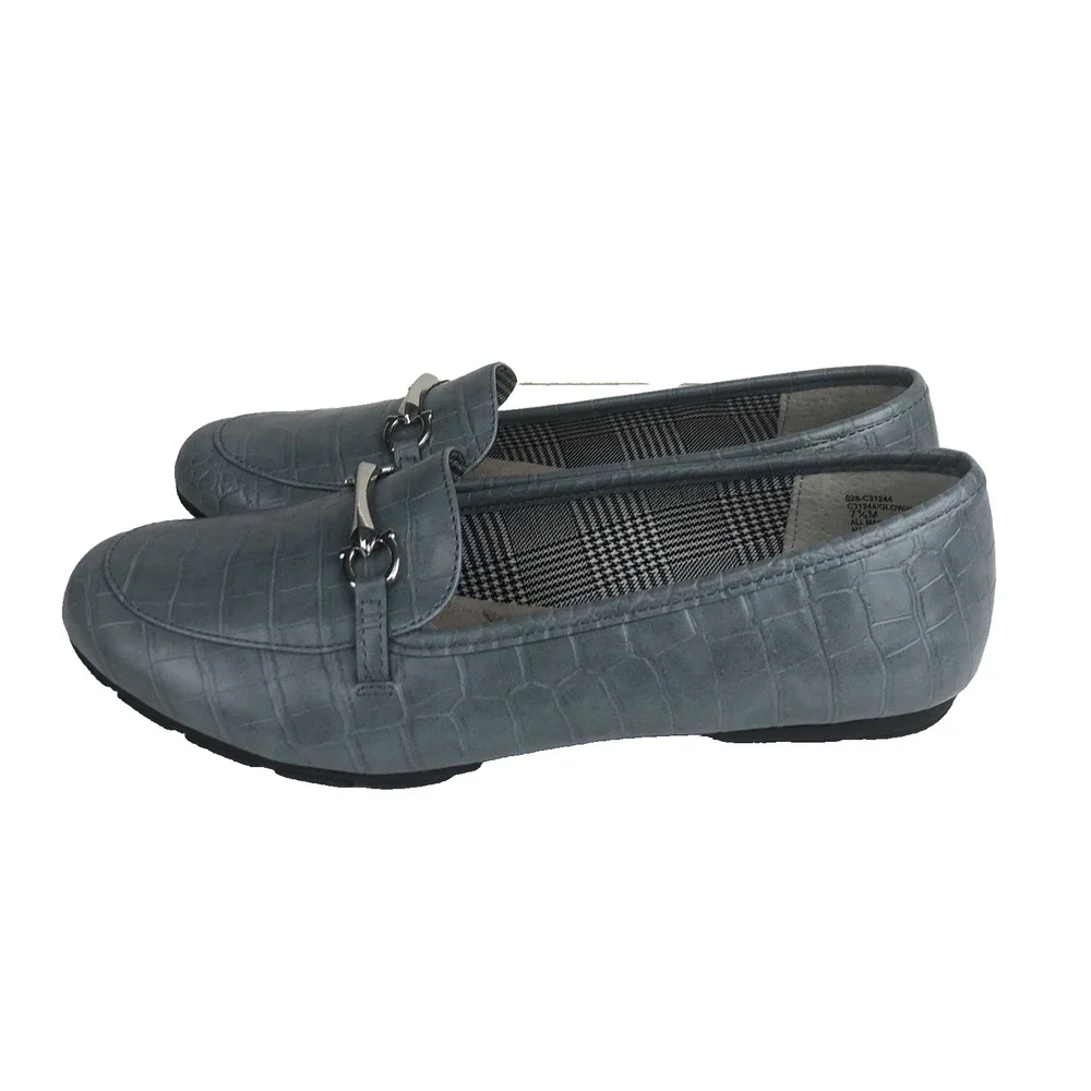 Cliffs White Mountain Women’s Shoes 7.5 Flats Glowing Loafers Gray‎ Cushioned